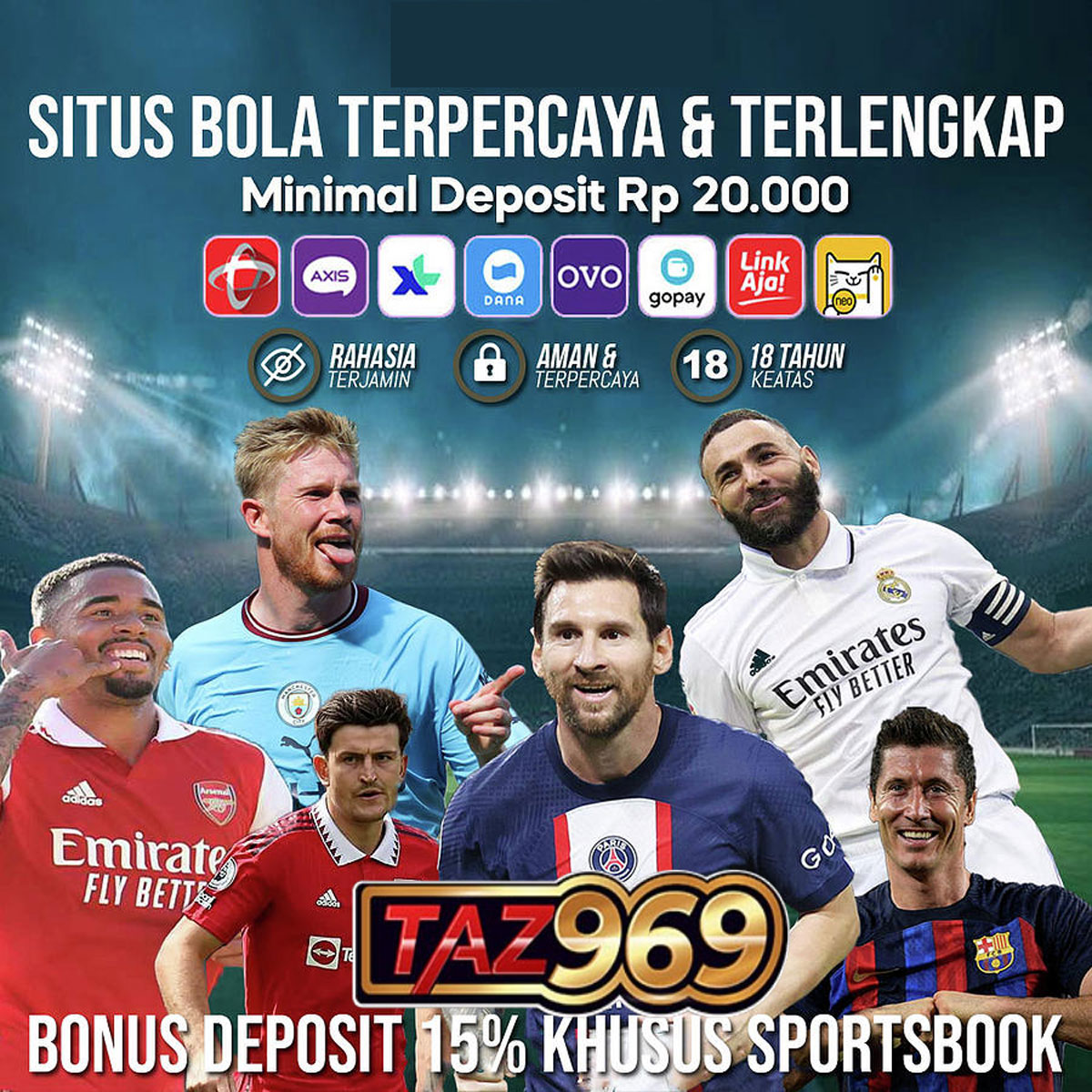 TAZ969 situs sportsbook terpercaya & terlengkap